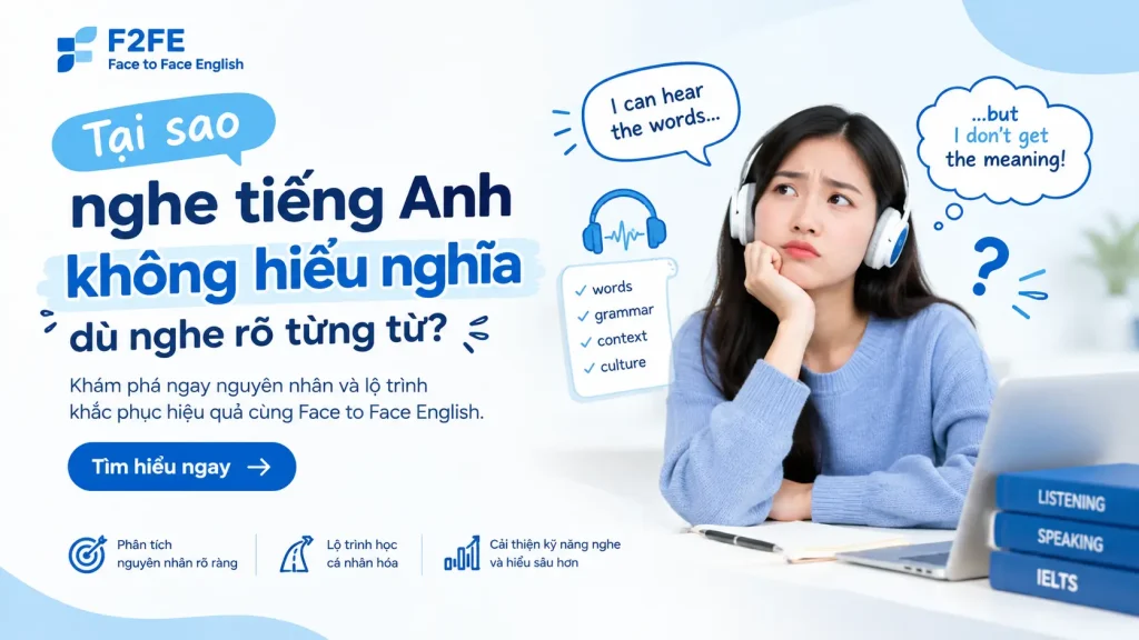 Nghe Tiếng Anh Không Hiểu Nghĩa
